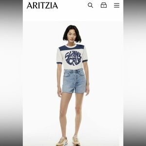 Denim Forum Joni Loose Denim Shorts